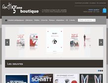 Tablet Screenshot of antigone-boutique.com